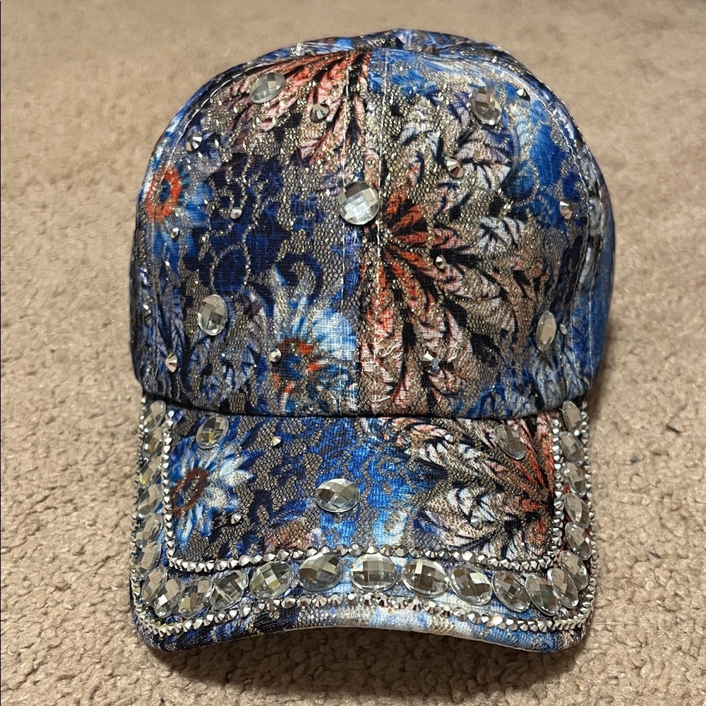 NEW! Sparkle and Bling Baseball Hat - Picture 2 of 6